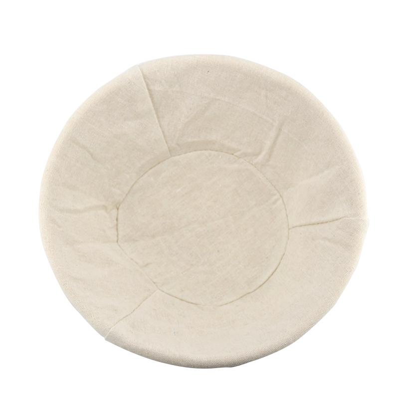 WTEMPO 1 zestaw Banneton Brotform 9 .8 cala Okrągły Koszyk do Fermentacji Chleba Miska Rattanowa z Płótnem