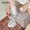 Augustine Dad Shoes Women's 2025 New Summer Thick-soled Small Casual Sports Shoes Mesh White Shoes