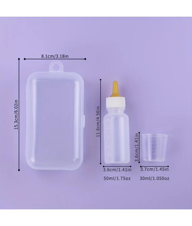 Huisdier Voederapparaat Set Kat Hond Verzorging Fles Spuit Pakket Pasgeboren Kitten Voederapparaat met Voeding Fles Puppy Medicijn Toedieningsapparaat