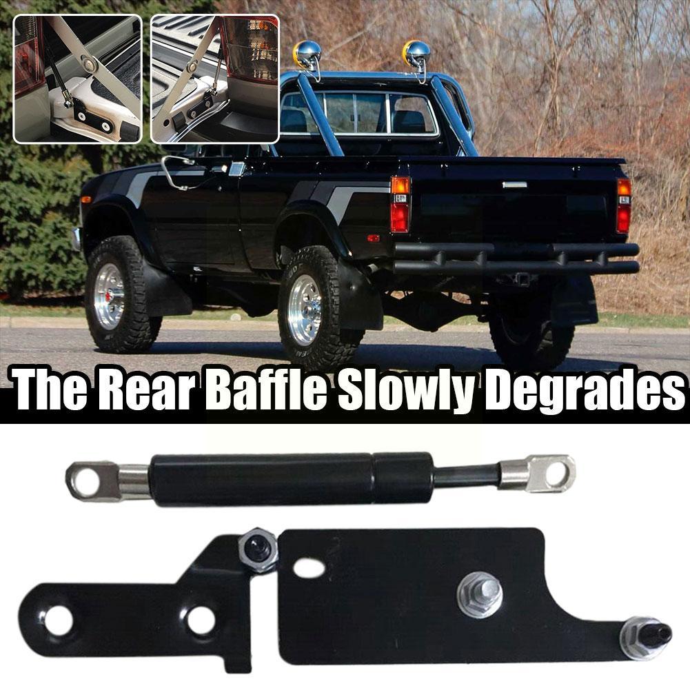 for Toyota Hilux GUN125 Revo 2015-2019 Pickup Stainless Rear Tailgate Slow Down Gas Shock Assist Struts Car Accessories J3U9