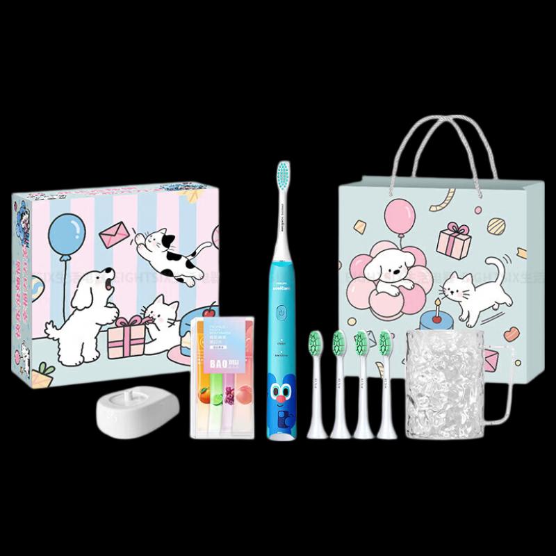 

Philips UOOHA Series Sonic Electric Toothbrush - Cute Pet Gift Box CN plug (adapter included)
