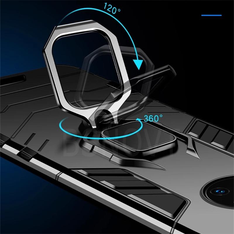 Für Redmi Note 14 Hülle Abdeckung Xiaomi Redmi Note 14 Pro Plus Capas Armor Rückseite Stoßfest Ring Magnetischer Halter Fundas Redmi Note 14
