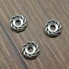 20 Stück 9x9x2mm Charm Spacer Perlen Runde Perlen Charm Antik Silber Farbe Space Perlen für Halskette Armband Schmuckherstellung