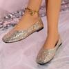 Fashion Bling Women's Shallow Flats Shoes Autumn 2025 New Fashion Elegant Sport Shoes Casual Classical Sneakers Comfort Soft Zapatillas