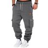 Men'S Sports Pants Running Pants Outdoor Pocket Work Pants Casual Pants