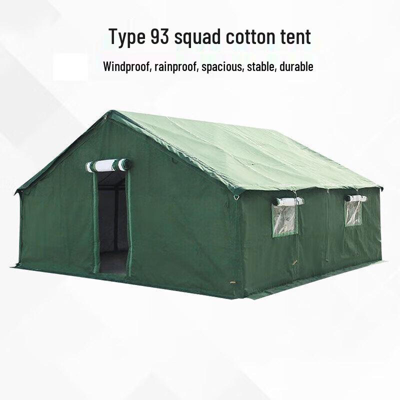 Military Green Outdoor Cold Weather Cotton Camping Tent