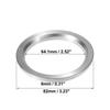 X AUTOHAUX Set of 4 OD 82mm to ID 64.1mm Aluminum Alloy Car Hub Centric Ring Wheel Boss Center Spacer
