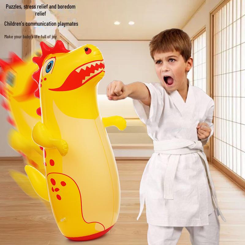 90cm Dinosaur Water-Filled Inflatable Tumbler Toy for Kids