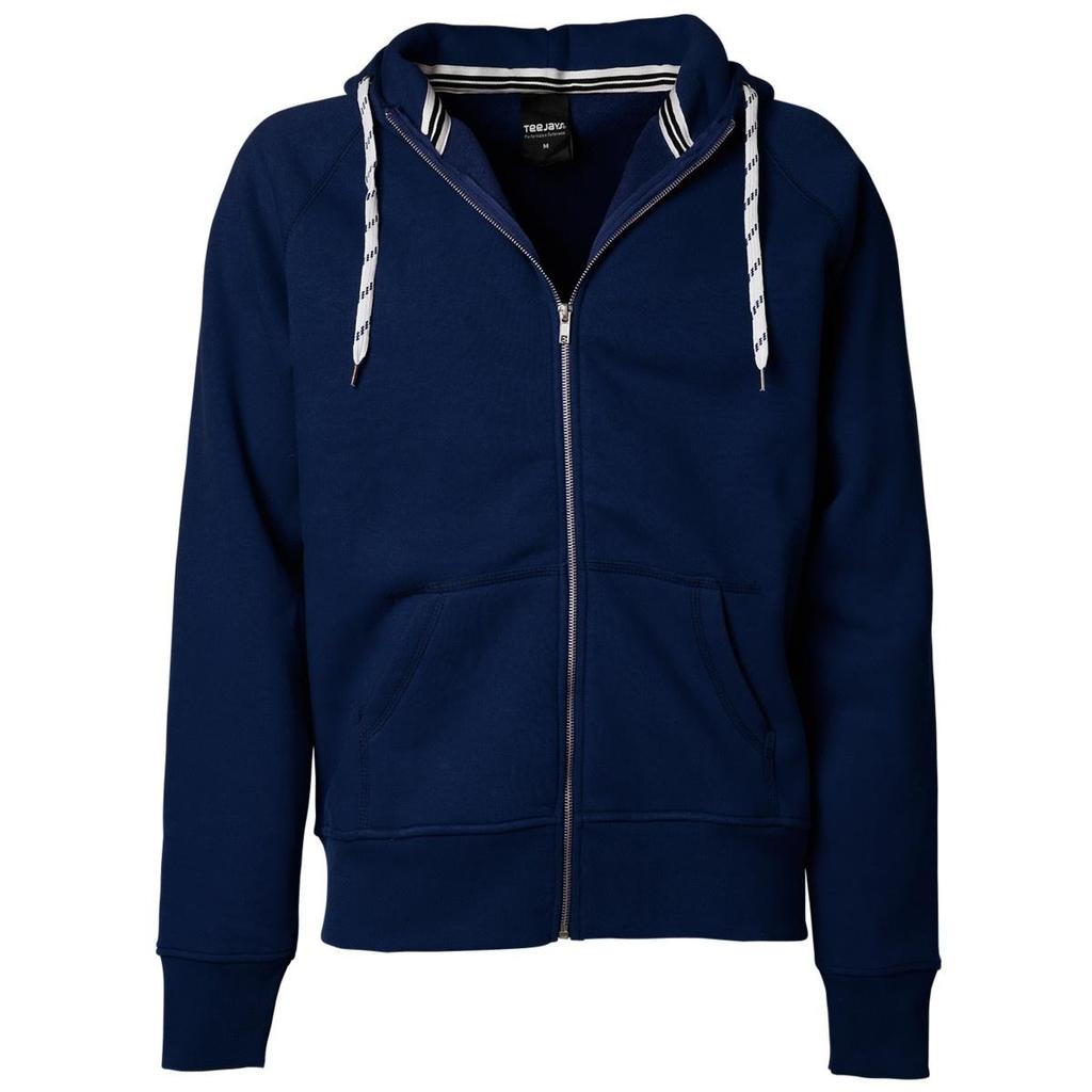 Tee Jays Mens Full Zip Hooded Sweatshirt