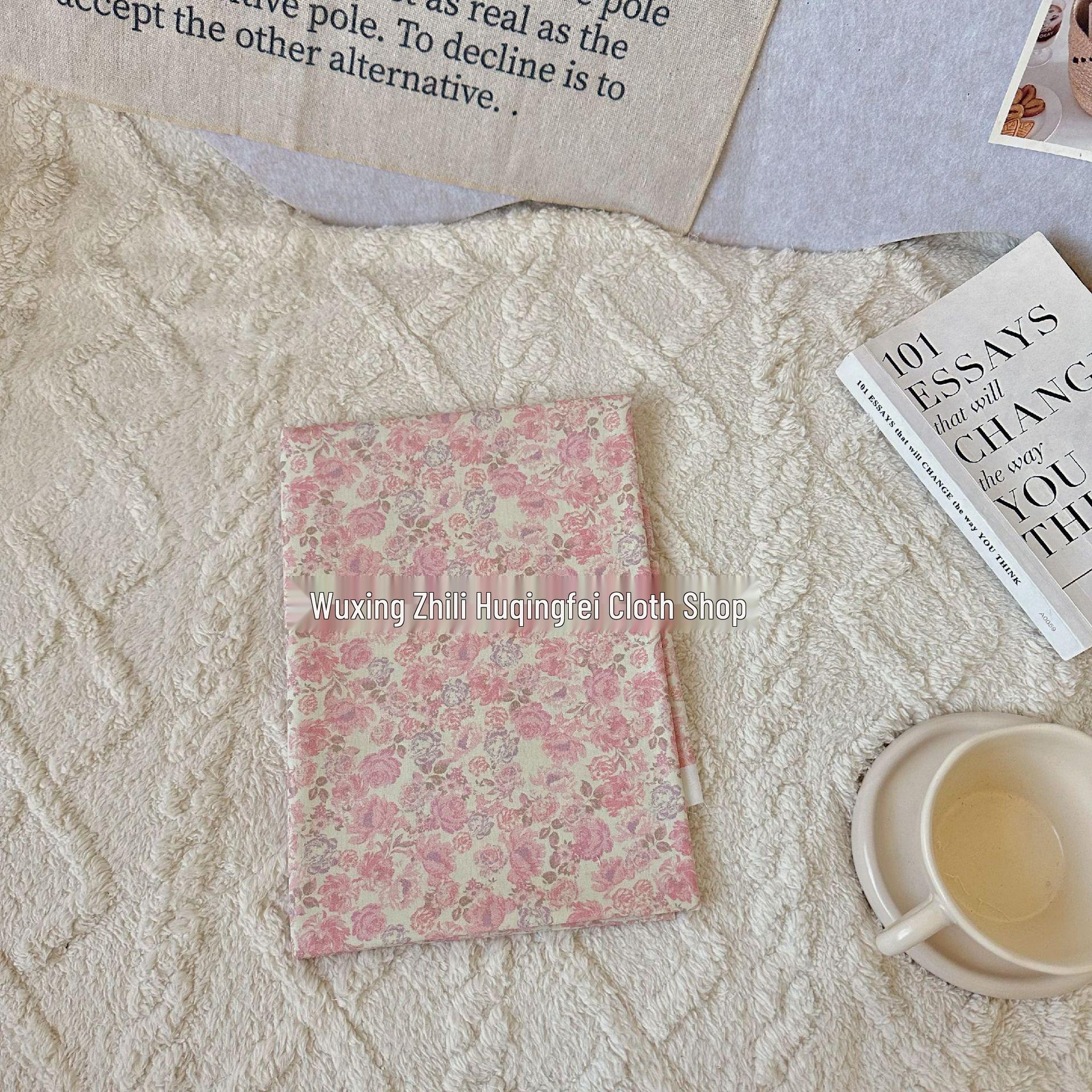 

Digital Print Vintage Korean Style Floral 100% Cotton Fabric for Women s & Children s Loungewear DIY 95 cm