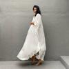 Cotton Long Robe Beach Cover-up Loose Dress Sun Shirt Bikini Cover-up