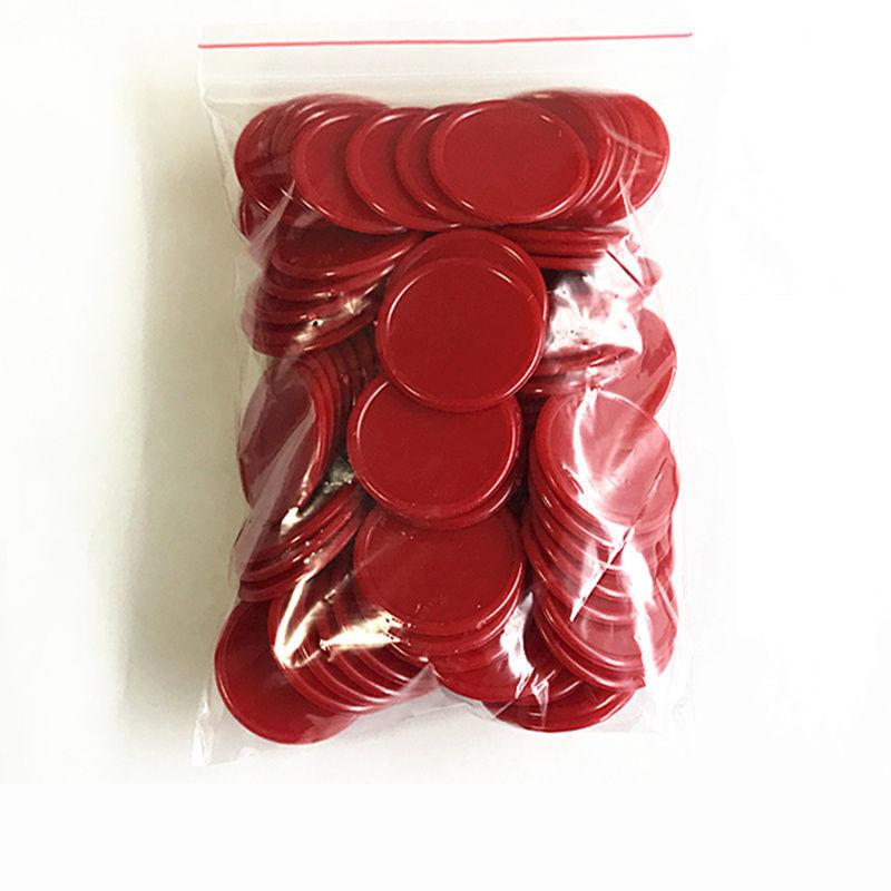 40Pcs 37Mm Poker Chips Plastic Counting Discs Math Counting Card For Adullts Kids Juegos De Mesa Familiares Divertidos