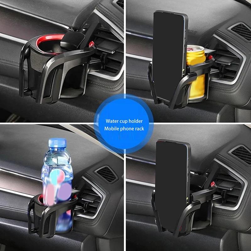 Universal Car Cup Holder Air Vent Mount Beverage And Ashtray Stand - Drink Coffee Bottle Holder Can Mounts Car Accessory