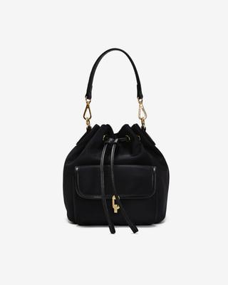 ESquire Collection Women S Nylon Monet Bucket Bag Black