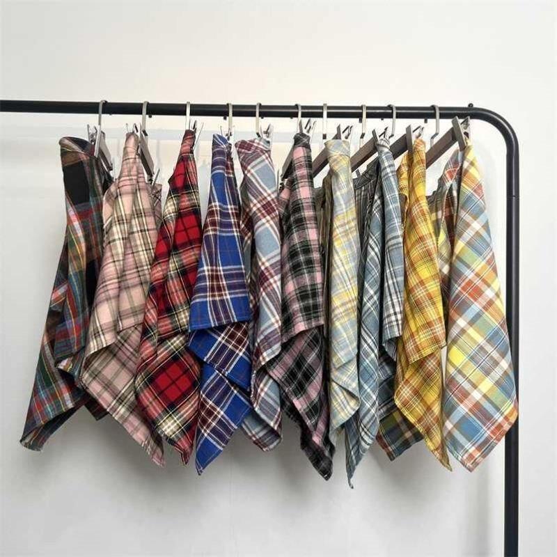 Plaid Skirt Layering Jeans - Autumn & Winter Butt-Covering Enhancement Pants