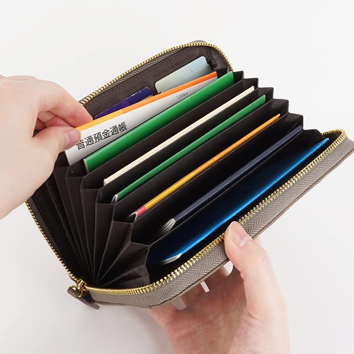 Popfull Bankbook Genuine Italian Perfect Gift for Respect for the Aged or Any Occasion Case, Compact, Leather, Mother's Day, Day, Christmas, (Emerald