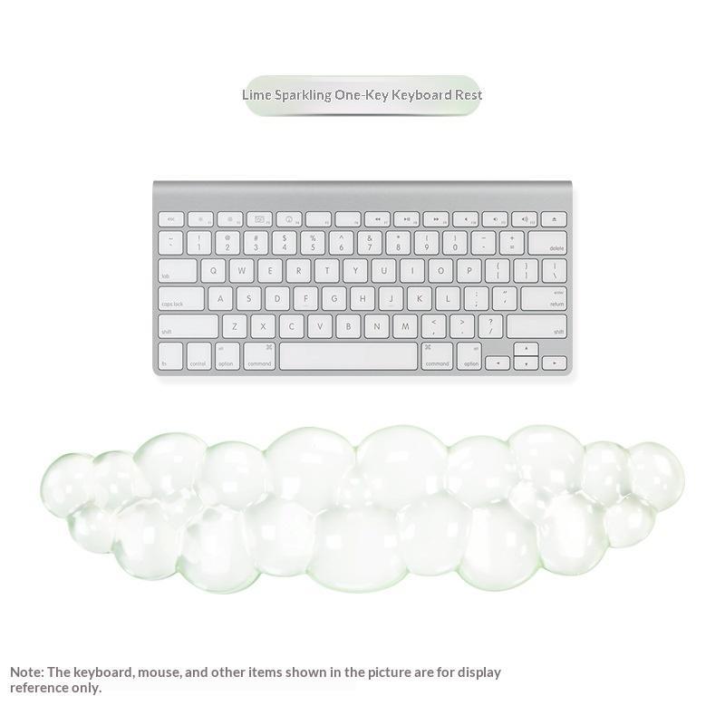 Cloud Shaped Silicone Keyboard Wrist Rest Cartoon Style Mouse Wrist Pad for Girls Teen Home Office Desk