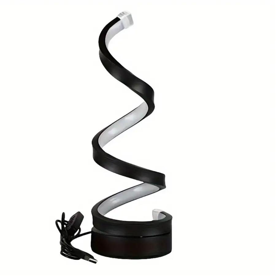 2025 Cross-border E-commerce: Modern Spiral, Adjustable LED, & USB Desk Lamps