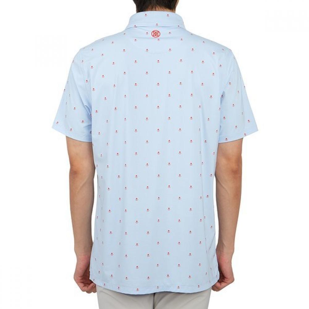 Zipore Golfwear Men S Collar ShorT Sleeve T ShirT g4mS23k361a Sky