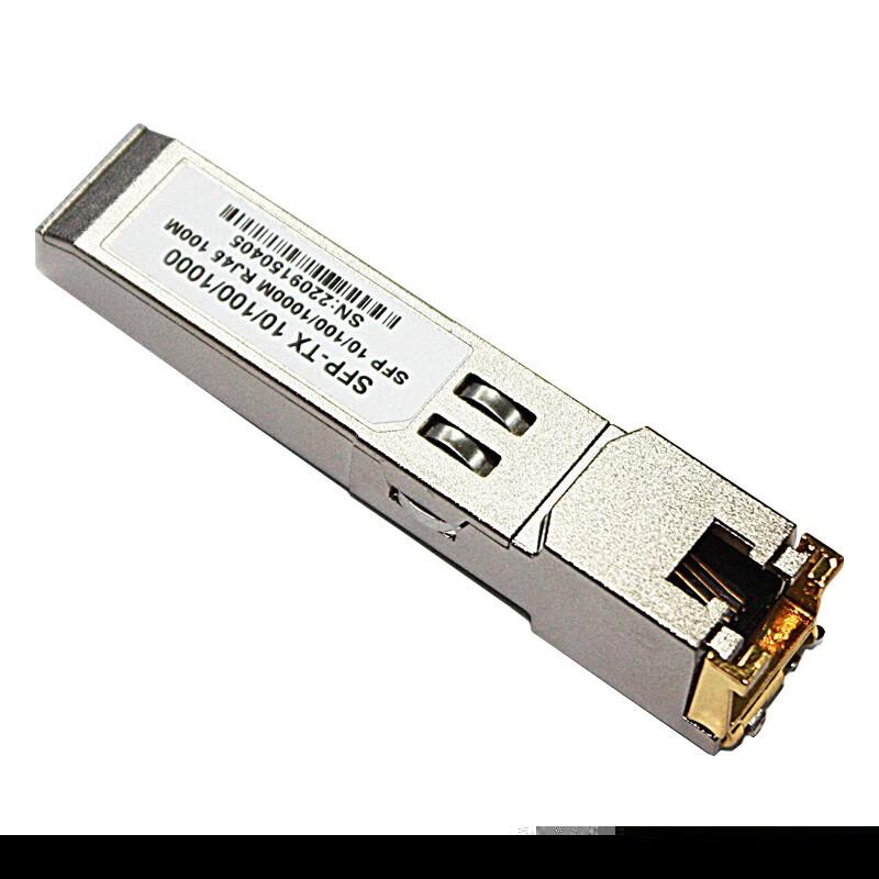 SFP+ Fiber Optic to RJ45 Gigabit Ethernet Transceiver