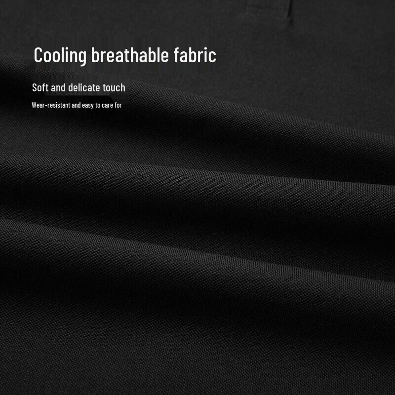 HLA Men's Cooling Print Short Sleeve Polo Shirt