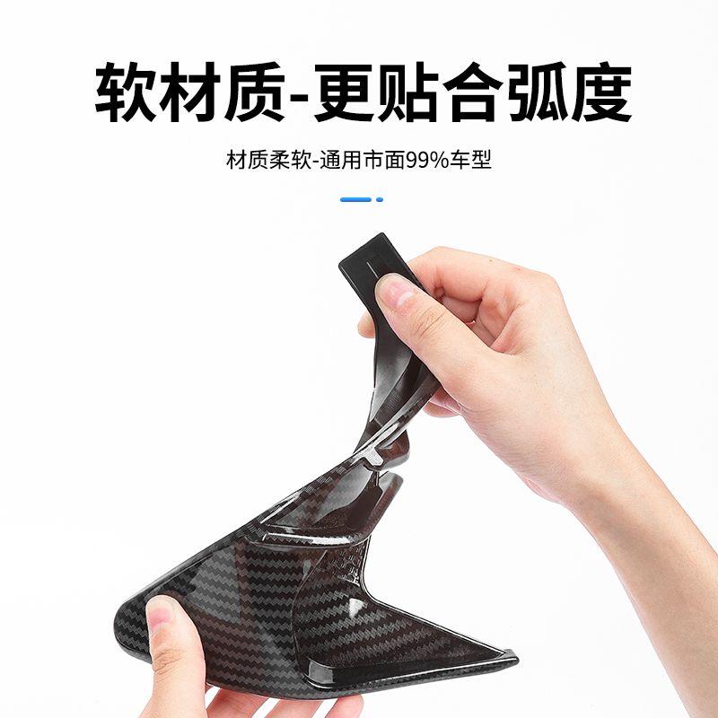 No. 9 electric motorcycle M80CM85CM95C modified shark gill fixed wind wing decorative sticker side trend knife accessories