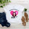 Bella Wo Zum Teufel Warst Du Loca Shirt Vintage Film T-Shirt Damen Kurzarm T-Shirt Vampir Shirt Lässiges Streetwear Top