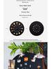 Magnetic Blackboard Wall Clock - DIY Artistic Home Decor for Living Room & Bedroom