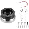 High Quality 5 & 6 Hole Billet Aluminum Steering Wheel Hub Adapter For 1976-1995 JEEP CJ5 CJ6 CJ7 Wrangler Cherokee SW-1033