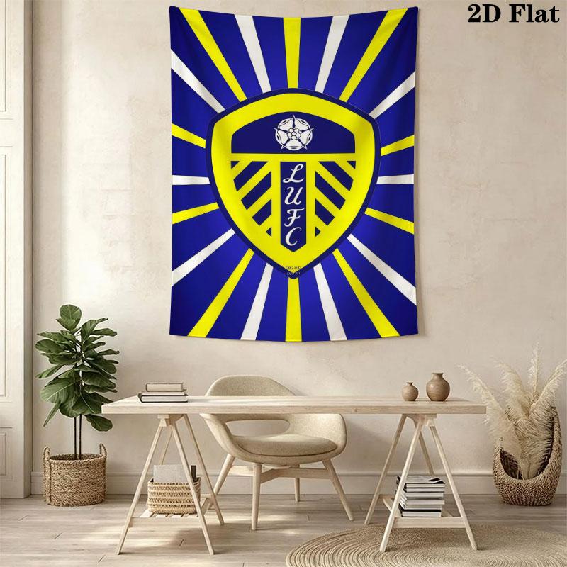 LUFC logo  Wall Hanging Printed Fabric Blanket Decorative Tapestries for Bedroom Living Room Home Decor