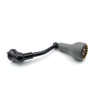 63mm Spinning Handle with TPE Gray Knob (27mm) Compatible with Shimano Stradic FL, FM, Stella, Vanford, Vanquish, and Naski