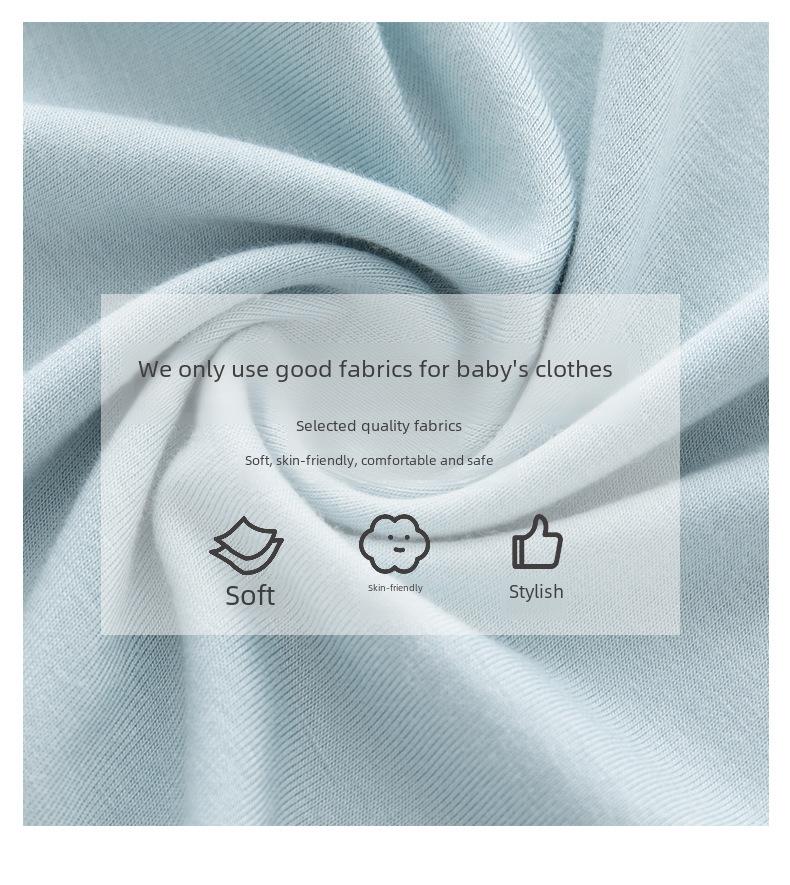 Macacões de fibra de bambu para recém-nascidos e roupas de bebê com nós