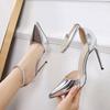 High Heels Pumps Fashion Red Black Heel D'Orsay Women Sandal Large Size 45 48 Spring Summer Office Party Shoes Female Hey Si Mey