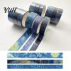 Creative Washi Tape 3 Rolls Set, Decorative Stickers, Aesthetic Tapes for Moderate Width Scrapbooking Supplies, Journaling Junk Journal, Wrapping