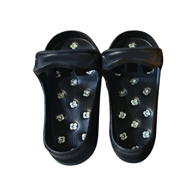 

Spiked Shoes Convenient Spiked Shoes Breathable for Self Leveling Overlays Wide Base Stability for Standing or Kneeling 1