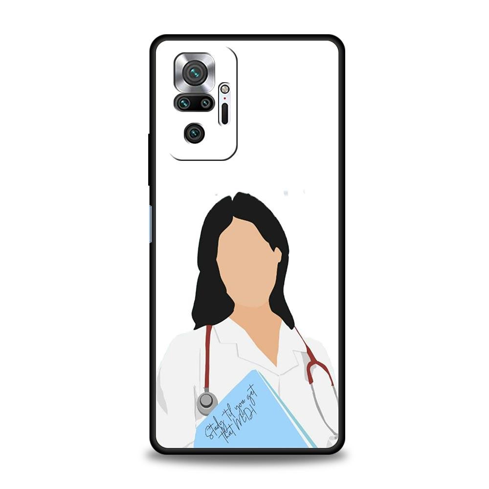 Phone Case For Xiaomi Redmi Note 14 13 12 5G 11 10 Pro Plus 4G 9S 9 14C 13C 12C 10C 9C 9A Cover Doctor Nurse Medical Medicine