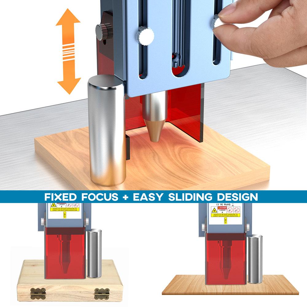 SCULPFUN S9 Pro 10W Dual Laser Engraver, 0.06mm High Precision, 15mm Wood 10mm Acrylic Cutting, 400*410mm (15.7*16.2 inch) - EU Plug