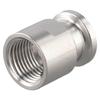 Industrial Grade Tri Clamp Connector with NPT Female Thread and Accurate 25 4mm Ferrule Size in Stainless Steel