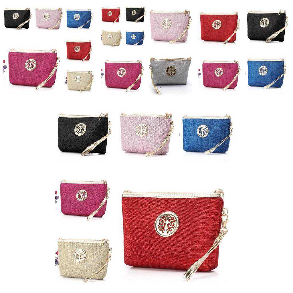 Classical Fashion Travel Cosmetic Toiletry Bag Stylish Portable Makeup Storage Pouch