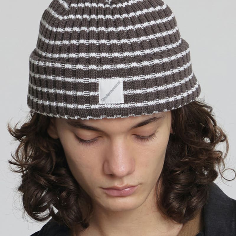 UNDERCONTROL BEANIE / PIN STRIPE / CHARCOAL