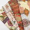 Persian Style Encrypt Cotton Linen Printed Fabric for Tablecloths Curtains Background Decoration Sofa Covers DIY Sewing Fabrics