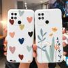 Case For Redmi 10 10C 10A Cute Heart Flower Back Cover Soft Silicone Matte Protective Funda For Xiaomi Redmi 10C Redmi10 Bag