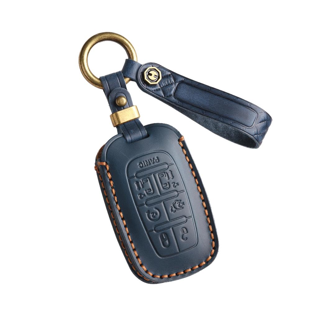 Leather Car Key Cover Is Suitable for Chrysler Dajielong Commercial Vehicle Special Leather Protective Cover