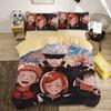 Jujutsu Kaisen Bedding Set Japan Famous Anime Duvet Cover Sets Boys 3D Printed Quilt Cover Sukuna Bedroom Decoration
