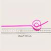 5PCS- Creative Modeling Straws PETG Bending Modeling strawsFive Pack of Pink Straws
