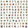 100 Ins Style Vegetable Graffiti Stickers Computer Mobile Phone Decoration Stickers Waterproof Creative Children's Stationery Stickers