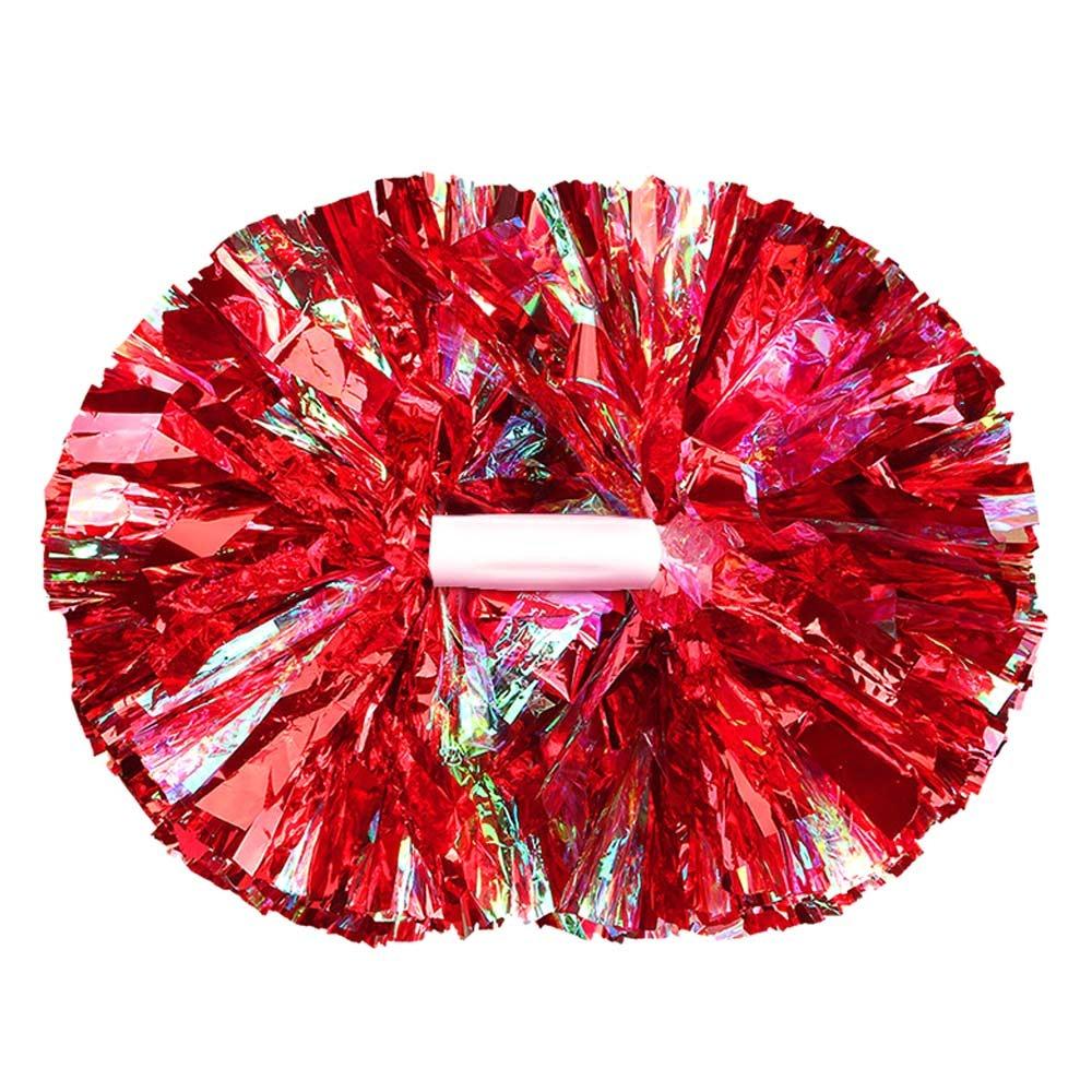 Multicolors Cheerleader Pom Poms 30cm*37cm Gymnastics Pompoms Dance Party Concert Decorator