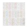 Decorative Sticker DIY Craft Sticker Waterproof Featuring Pixels Art for Artistic Notebooks and Nail Designs Easy Apply
