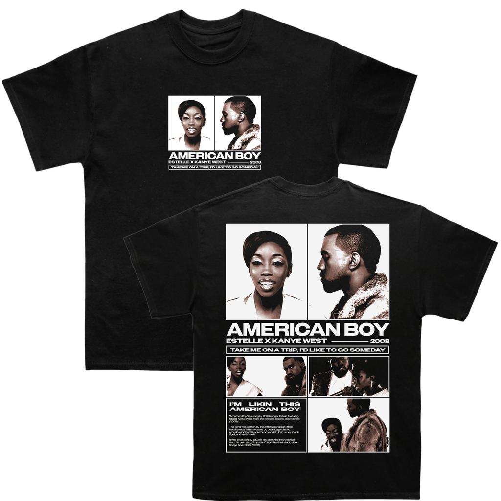 2026 Kanye West BULLY Album T-shirt Zomer Unisex Dames Katoenen Kleding Hip Hop Mode Oversized Korte Mouw Top Streetwear