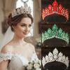 Elegant Baroque Queen Tiaras Luxury Rhinestone Diadem Zinc Zinc Alloy Princess Crown  Pageant Events